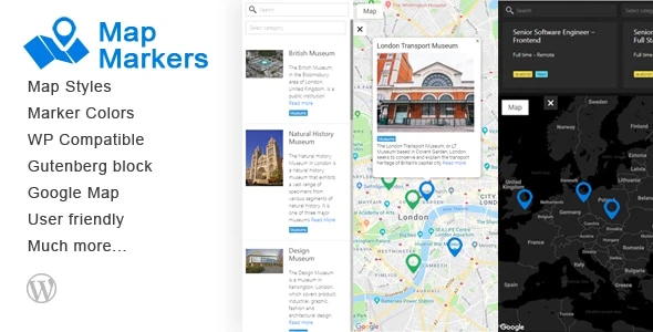 Map Markers – Multipurpose WordPress Plugin